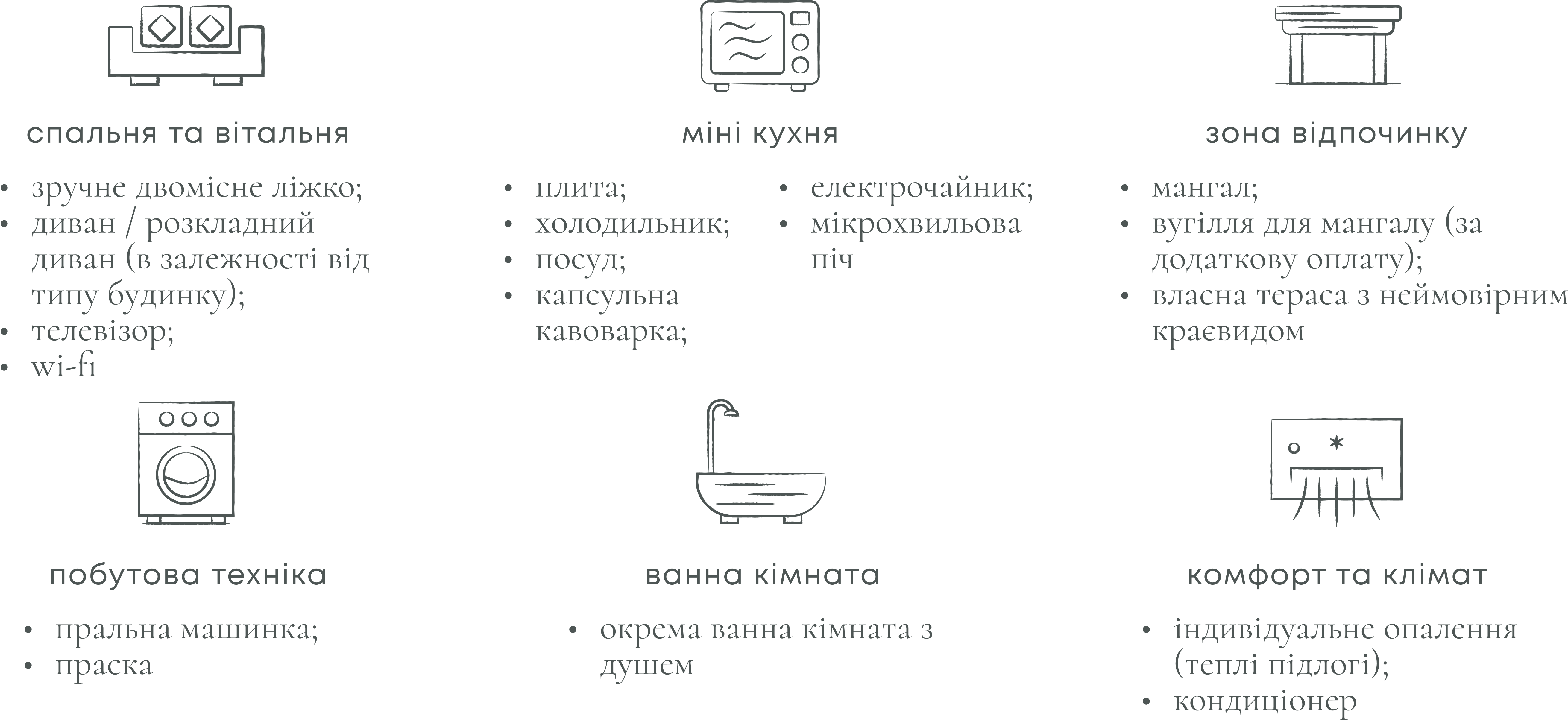 котеджі тект іконки